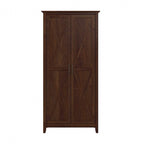 Armoire haute de rangement avec portes, 5 étagères, 7 couleurs, style ferme