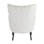 Fauteuil d'appoint dossier haut en velours vert / beige / violet, 1 place