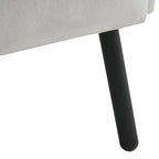 Fauteuil d'appoint dossier haut en velours vert / beige / violet, 1 place