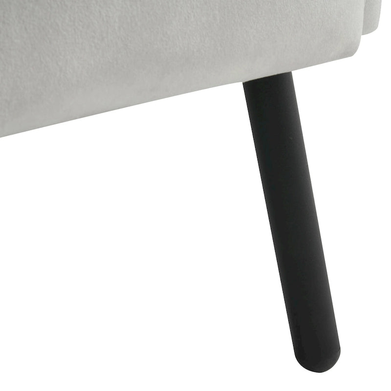 Fauteuil d'appoint dossier haut en velours vert / beige / violet, 1 place