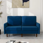 56.88  Modern Couch Velvet Loveseat Sofa for Living Room Furniture