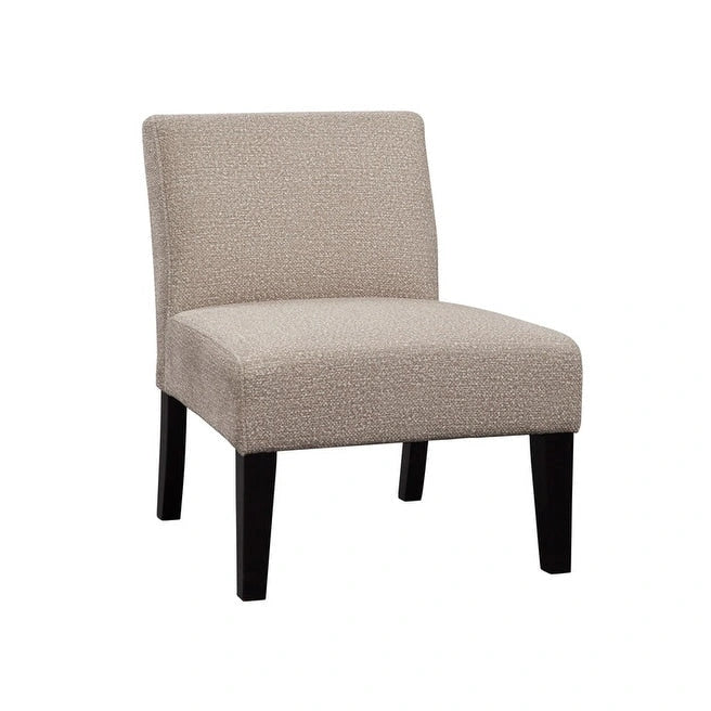 Fauteuil d'appoint sans accoudoirs à motifs multiples, une place