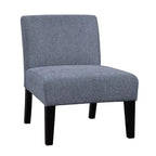 Fauteuil d'appoint sans accoudoirs à motifs multiples, une place