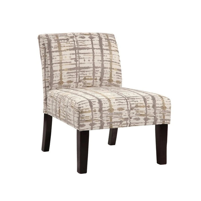 Fauteuil d'appoint sans accoudoirs à motifs multiples, une place