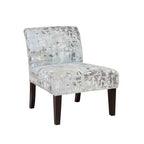 Fauteuil d'appoint sans accoudoirs à motifs multiples, une place