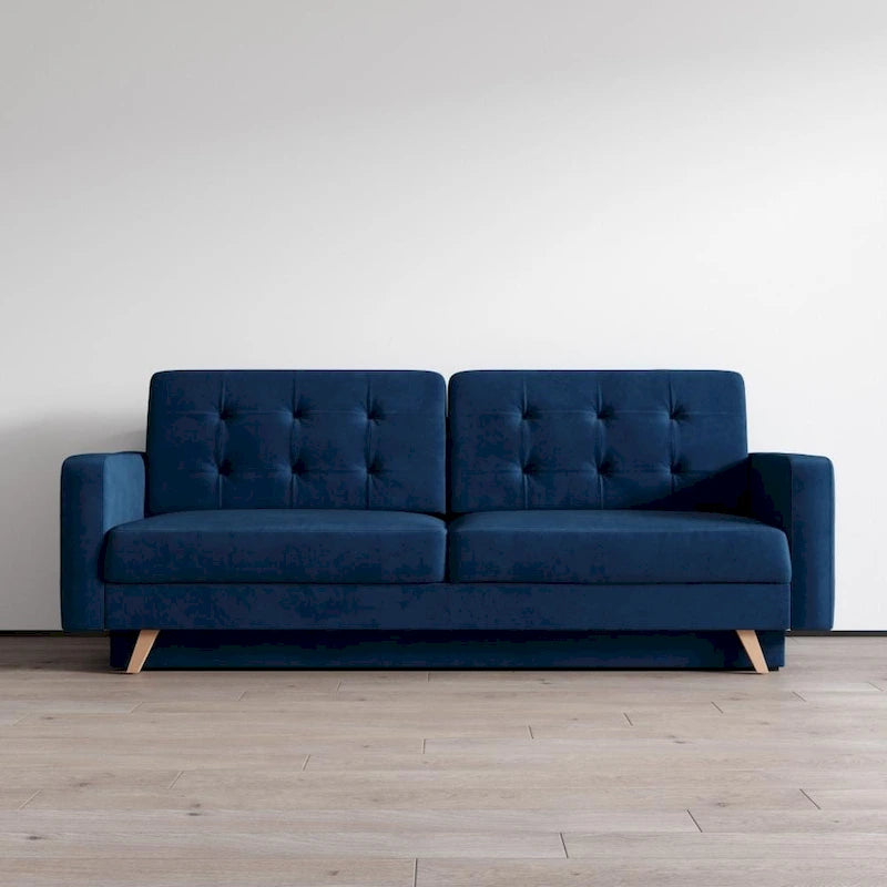 Canapé-lit Futon Queen – Multicolore, 3 places