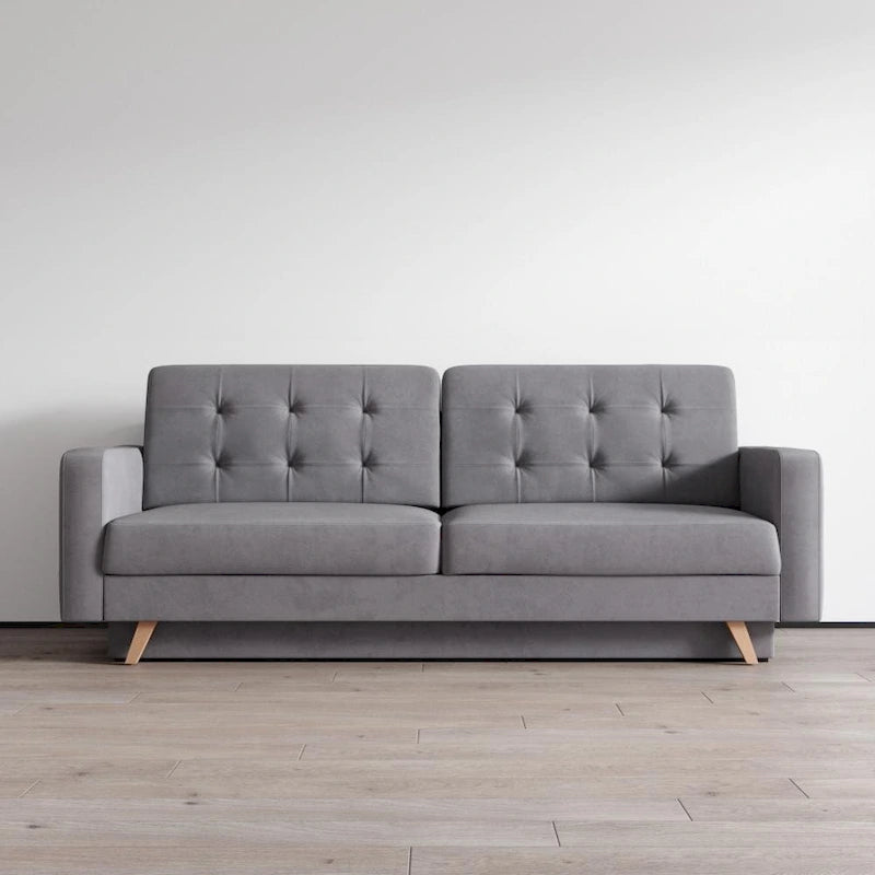 Canapé-lit Futon Queen – Multicolore, 3 places