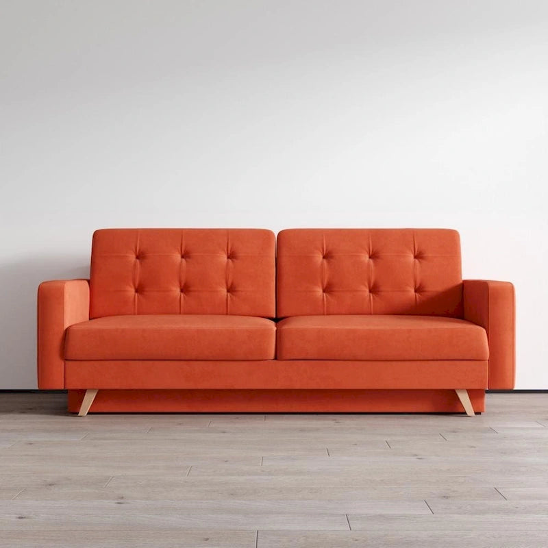 Canapé-lit Futon Queen – Multicolore, 3 places