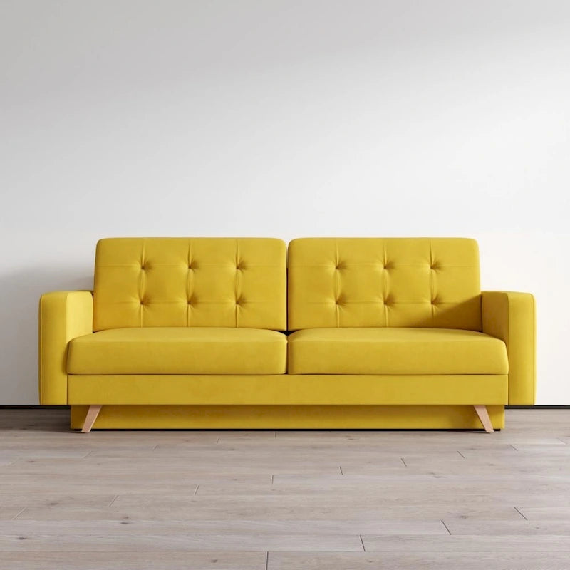 Canapé-lit Futon Queen – Multicolore, 3 places