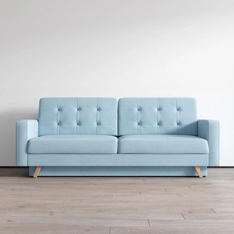 Canapé-lit Futon Queen – Multicolore, 3 places