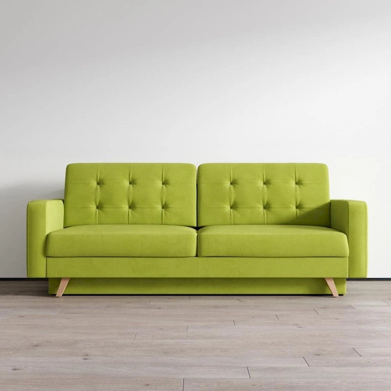 Canapé-lit Futon Queen – Multicolore, 3 places