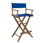 Chaise de réalisateur pliable en chêne naturel, hauteur de bar - Monoplace