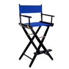 Chaise de réalisateur pliable en chêne naturel, hauteur de bar - Monoplace