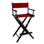 Chaise de réalisateur pliable en chêne naturel, hauteur de bar - Monoplace