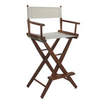 Chaise de réalisateur pliable en chêne naturel, hauteur de bar - Monoplace