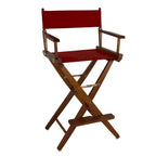 Chaise de réalisateur pliable en chêne naturel, hauteur de bar - Monoplace