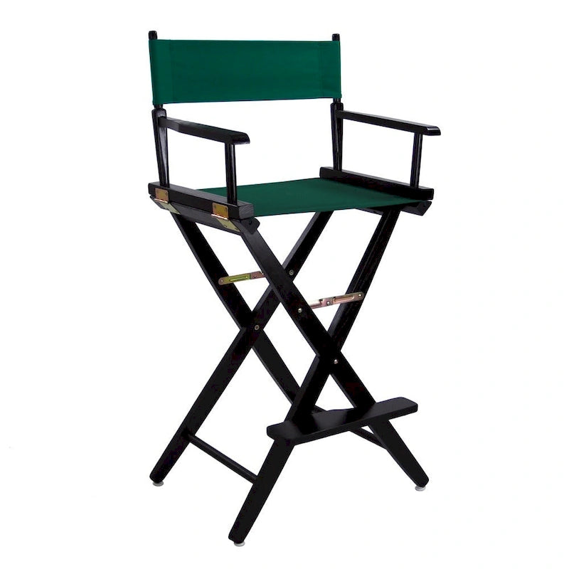Chaise de réalisateur pliable en chêne naturel, hauteur de bar - Monoplace
