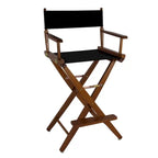 Chaise de réalisateur pliable en chêne naturel, hauteur de bar - Monoplace