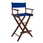 Chaise de réalisateur pliable en chêne naturel, hauteur de bar - Monoplace
