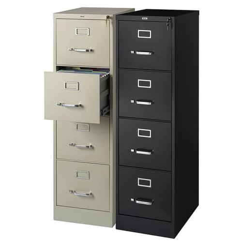 Hirsh Commercial 22 D 4-drawer Letter Vertical File Cabinet