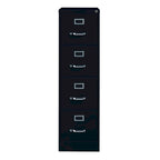 Classeur vertical 4 tiroirs – Beige / Noir / Gris clair – Un seul utilisateur