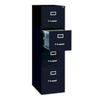 Classeur vertical 4 tiroirs – Beige / Noir / Gris clair – Un seul utilisateur