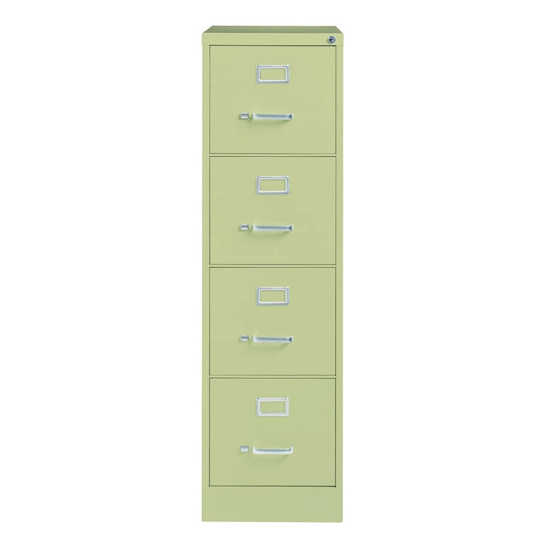 Classeur vertical 4 tiroirs – Beige / Noir / Gris clair – Un seul utilisateur