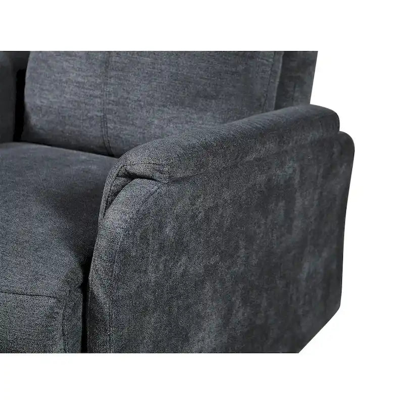 Fauteuil inclinable releveur électrique en tissu anthracite – Une place