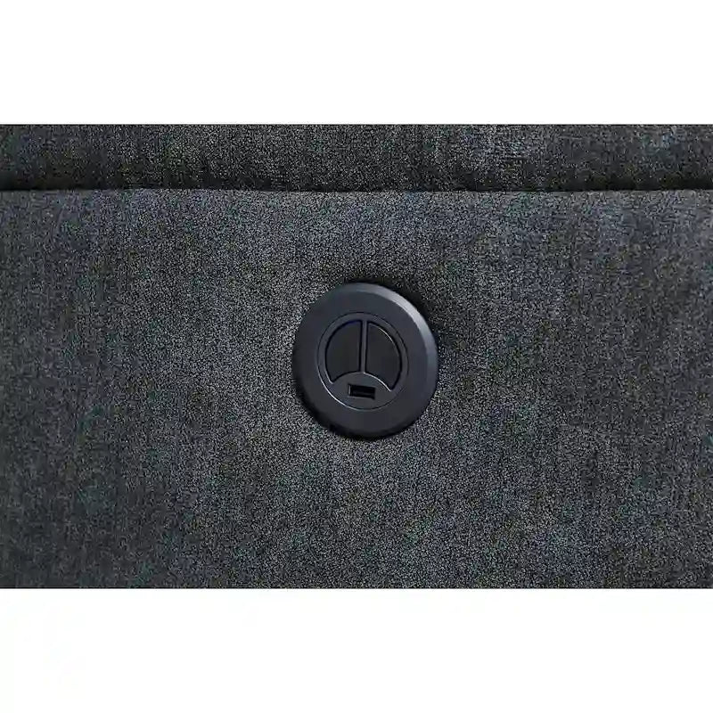 Fauteuil inclinable releveur électrique en tissu anthracite – Une place