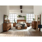 Mallory Smokey Walnut and Coffee Bean 2-piece Bedroom Set with Chest