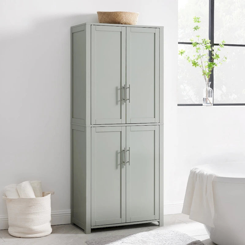 Crosley Savannah Tall Kitchen Storage Pantry - 28  w x 15  d x 67  h