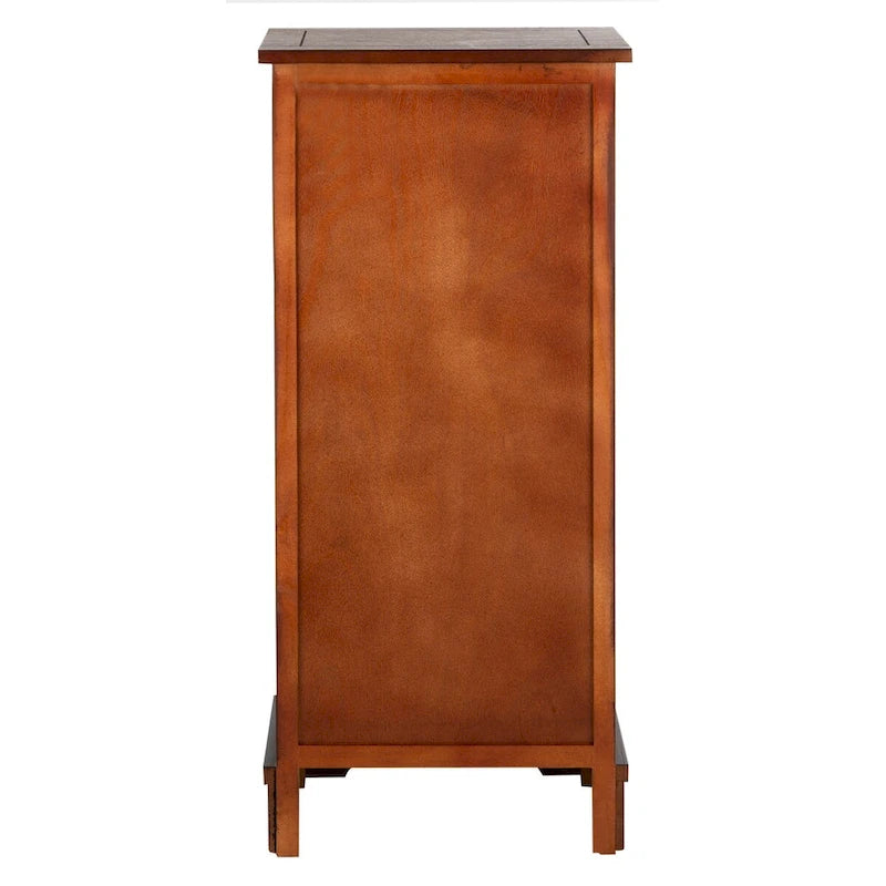 Meuble de rangement en pin avec paniers en osier, 4 couleurs, porte unique