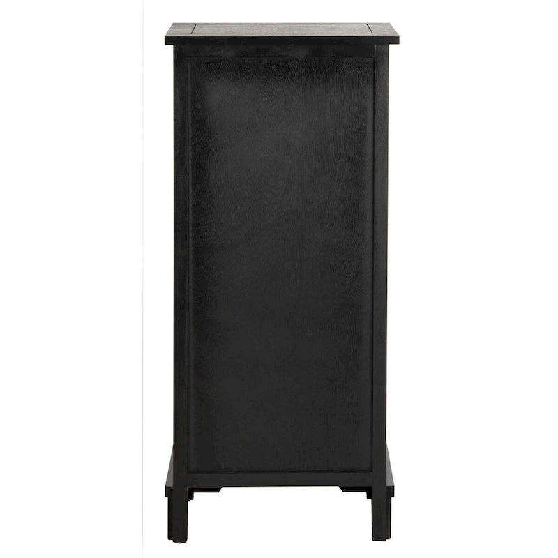 Meuble de rangement en pin avec paniers en osier, 4 couleurs, porte unique