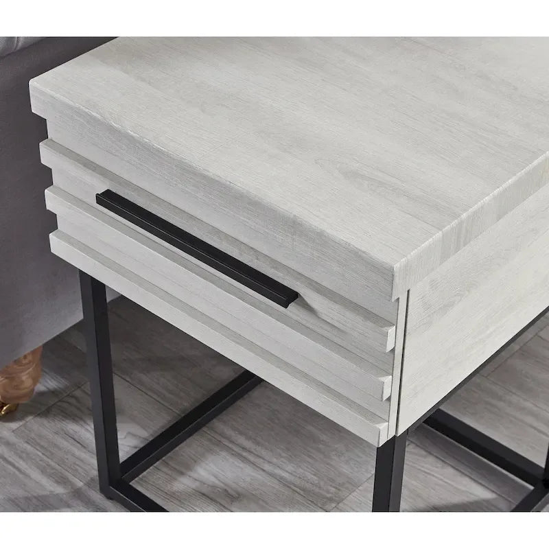 Chambre à coucher 3 pièces capitonnée avec dossier à oreilles, blanc/gris, grand lit/très grand lit, 2 personnes