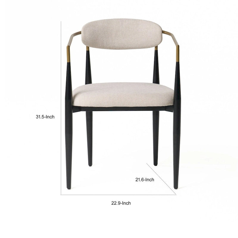 Fauteuil de salle à manger, une personne, hauteur de table, gris, doré, noir