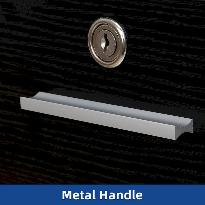 Classeur mobile 3 tiroirs avec roulettes, blanc/noir/gris, utilisateur unique