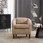 Fauteuil seau en tissu multicolore avec coussin et oreiller, 1 personne