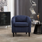 Fauteuil seau en tissu multicolore avec coussin et oreiller, 1 personne