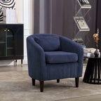 Fauteuil seau en tissu multicolore avec coussin et oreiller, 1 personne