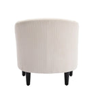Fauteuil seau en tissu multicolore avec coussin et oreiller, 1 personne