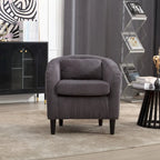 Fauteuil seau en tissu multicolore avec coussin et oreiller, 1 personne