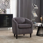 Fauteuil seau en tissu multicolore avec coussin et oreiller, 1 personne