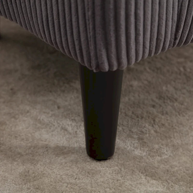 Fauteuil seau en tissu multicolore avec coussin et oreiller, 1 personne